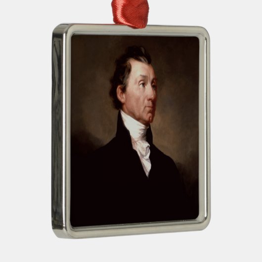 ジェームズモンローホワイトハウス米国大統領ポートレート メタルオーナメント (右)