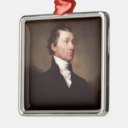 ジェームズモンローホワイトハウス米国大統領ポートレート メタルオーナメント (左)