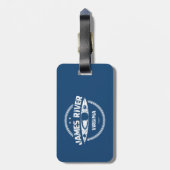 ジェームズリバーバージニアカヤック ラゲッジタグ (裏面縦)