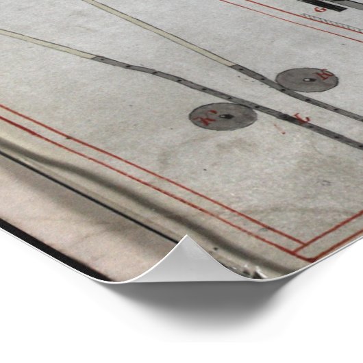 ジェームズワット蒸気機関 ポスター (角)