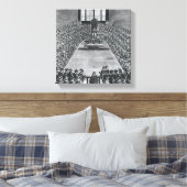 ジェームズ一世の国会議事堂， 1624 キャンバスプリント (インサイチュ (寝室))