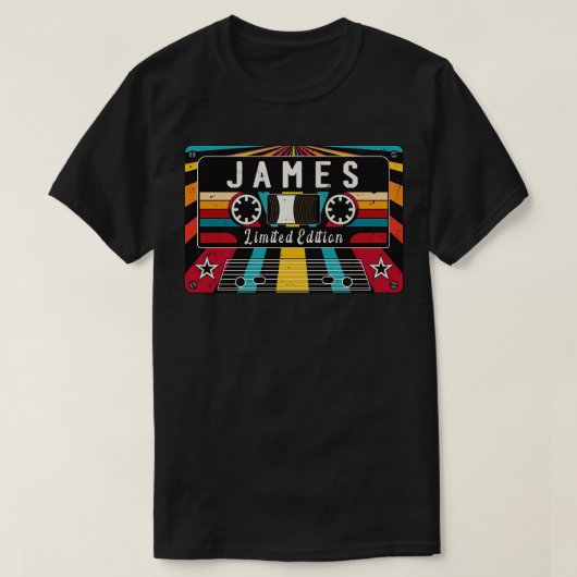 ジェームズ名 Tシャツ (デザイン正面)
