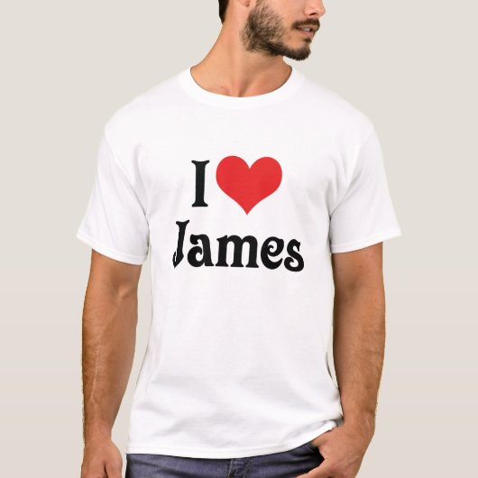 ジェームズ大好き Tシャツ (正面)