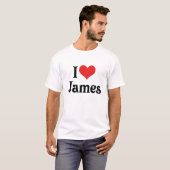 ジェームズ大好き Tシャツ (正面フル)