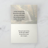 ジェームズ1:12賛美は聖書を守る人だ カード (内部)