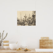 ジェームズ・アボット・マクニール・ウィスラー – ライムハウス ポスター (キッチン)