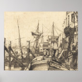 ジェームズ・アボット・マクニール・ウィスラー – ライムハウス ポスター (正面)