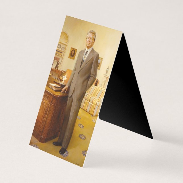 ジェームズ・アール・カーター色彩の鮮やか米大統領ポートレート (裏面)