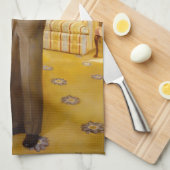 ジェームズ・アール・カーター色彩の鮮やか米大統領ポートレート キッチンタオル (四つ折り)