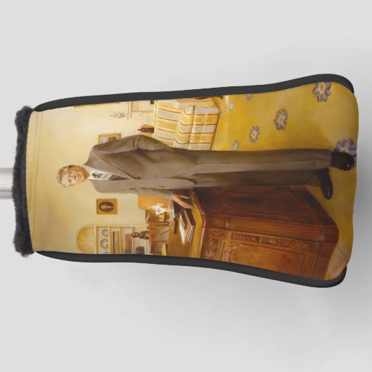 ジェームズ・アール・カーター色彩の鮮やか米大統領ポートレート ゴルフヘッドカバー (正面)