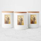 ジェームズ・アール・カーター色彩の鮮やか米大統領ポートレート フードラベル (ボトル)