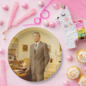 ジェームズ・アール・カーター色彩の鮮やか米大統領ポートレート ペーパープレート (パーティー)