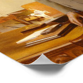 ジェームズ・アール・カーター色彩の鮮やか米大統領ポートレート ポスター (角)