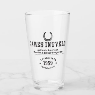 ジェームズ・イントヴェルド・ホースシュー・ビアグラス タンブラーグラス