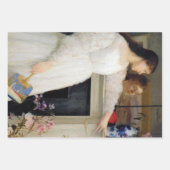 ジェームズ・ウィスラーの『白の交響曲第2号』 ラッピングペーパーシート (正面2)