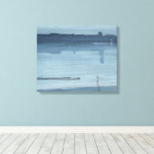 ジェームズ・ウィスラー - ノクターン: チェルシー キャンバスプリント (インサイチュ (ウッドフロア))