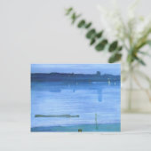 ジェームズ・ウィスラー- ノクターン、青と銀:チェルシー ポストカード (スタンド正面)