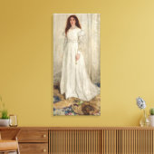 ジェームズ・ウィスラー - 白の交響曲第1号 キャンバスプリント (インサイチュ (リビング))