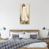 ジェームズ・ウィスラー - 白の交響曲第1号 キャンバスプリント (インサイチュ (寝室))