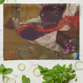 ジェームズ・ウィスラー - 紫と金の幻想 キッチンタオル (折り畳み)