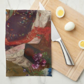 ジェームズ・ウィスラー - 紫と金の幻想 キッチンタオル (四つ折り)