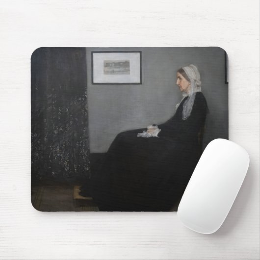 ジェームズ・ウィスラー - 肖像画の母 マウスパッド (マウス)