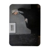 ジェームズ・ウィスラー - 肖像画の母 マグネット (縦)