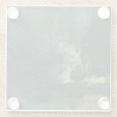 ジェームズ・ウィスラー - 黒と金の夜 ガラスコースター (裏面)