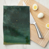 ジェームズ・ウィスラー - 黒と金の夜 キッチンタオル (四つ折り)