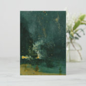 ジェームズ・ウィスラー - 黒と金の夜 招待状 (スタンド正面)