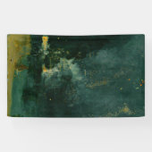 ジェームズ・ウィスラー - 黒と金の夜 横断幕 (横)