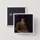 ジェームズ・ウイスラー「私は言ってるんだ」引用文 缶バッジ (正面&裏面)