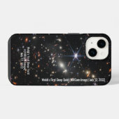 ジェームズ・ウェッブ宇宙望遠鏡の宇宙画像 赤外線 iPhoneケース (裏面横)