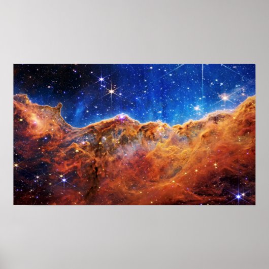 ジェームズ・ウェッブ宇宙望遠鏡 りゅうこつ座星雲 ポスター (正面)
