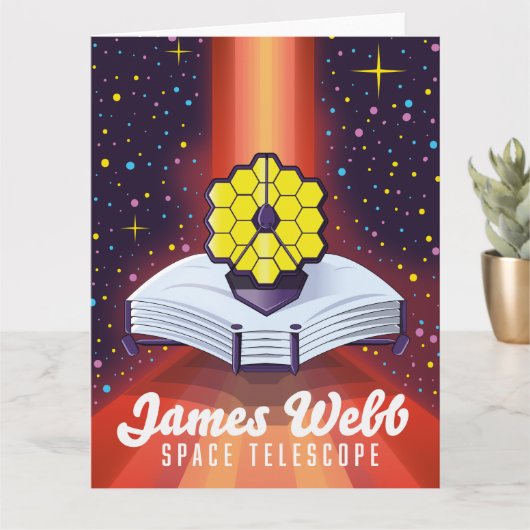 ジェームズ・ウェッブ宇宙望遠鏡 カード (小さな植物)