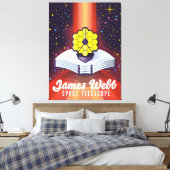 ジェームズ・ウェッブ宇宙望遠鏡 キャンバスプリント (インサイチュ (寝室))