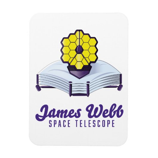 ジェームズ・ウェッブ宇宙望遠鏡 磁石 (縦)