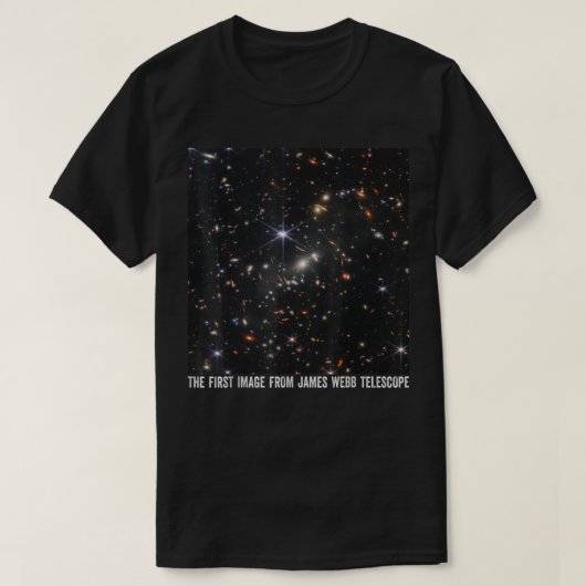 ジェームズ・ウェッブ・宇宙・テレコップの最初の画像 Tシャツ (デザイン正面)