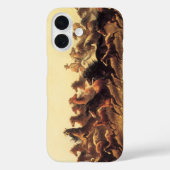 ジェームズ・ウォーカーによる野生の馬の縄捕り Case-Mate iPhoneケース (裏面)