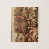 『ジェームズ・ウォードによるラルフ・ラムトンと猟犬たち』 ジグソーパズル (縦)