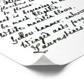 ジェームズ・ウッドフォーデ牧師の日記のページ ポスター (角)