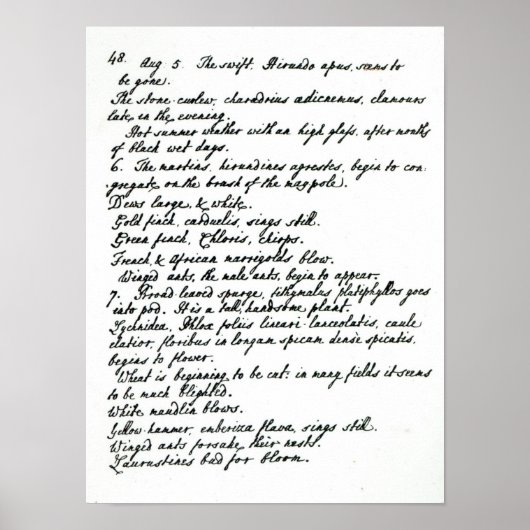 ジェームズ・ウッドフォーデ牧師の日記のページ ポスター (正面)