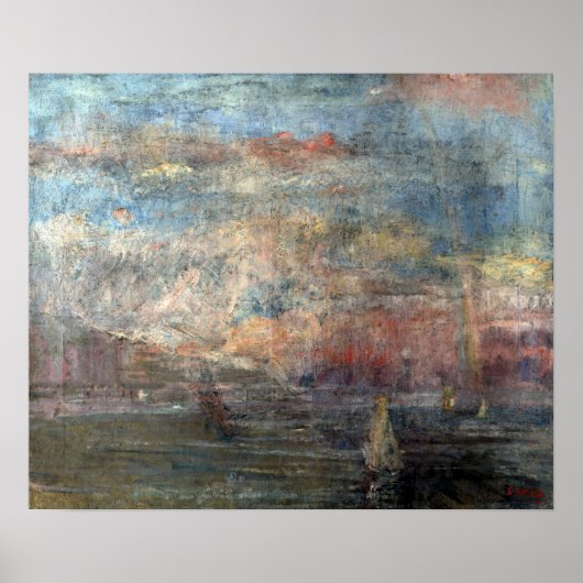 ジェームズ・エンサーが嵐の後 ポスター (正面)