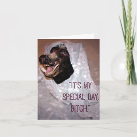 ジェームズ・ガ結婚ーフィールドのカード カード (正面)