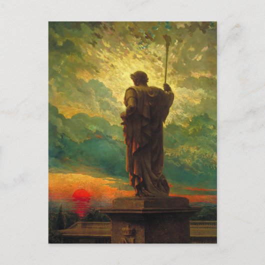 ジェームズ・キャロル・ベックウィーズ付き絵画はがき ポストカード (正面)