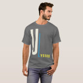ジェームズ・ジョイス ウリシーズ少年 Tシャツ (正面フル)