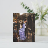 ジェームズ・ティストが花嫁付き葉書を書いた ポストカード (スタンド正面)