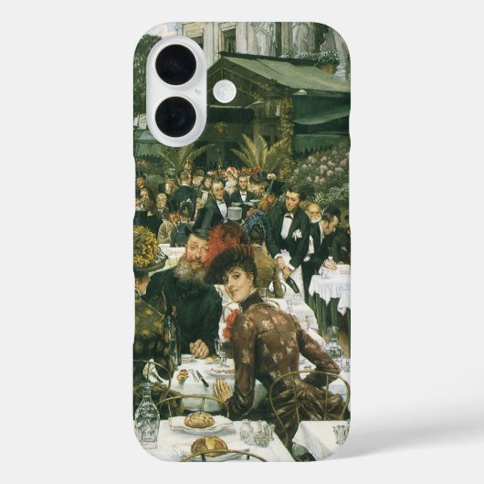 ジェームズ・ティソットの「画家の淑女たち」ヴィンテージアート Case-Mate iPhoneケース (裏面)
