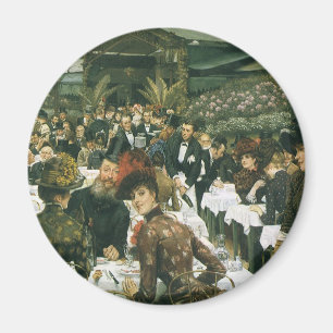 ジェームズ・ティソ「画家の淑女たち」ヴィンテージアート マグネット