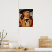 ジェームズ・バトラー'ワイルドビル'ヒックー(1837-76) 1874 (oi) ポスター (キッチン)